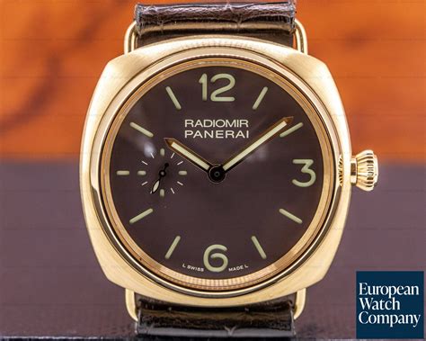 radiomir panerai gold price|Panerai radiomir 1940 42mm.